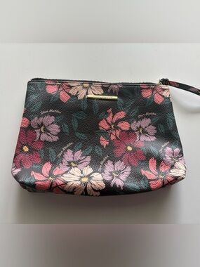 Steve Madden Floral Wristlet Zip Pouch